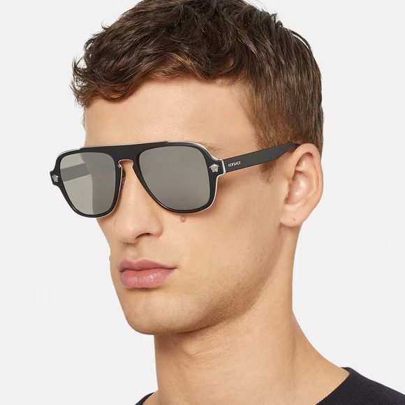 NEW VERSACE VE2199 1000/6G SUNGLASSES VERSACE MOD 2199 EYEWEAR MOD 2199 10006G - Picture 1 of 11